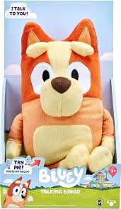 Bluey Bingo - Peluche Parlante Coleccionable de 30 cm