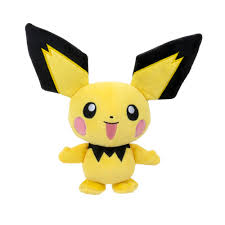 Peluche Pichu de 20 cm - Jazwares Bandai