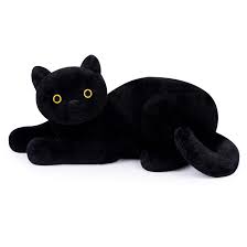 Gato Negro de Peluche Yamepuia