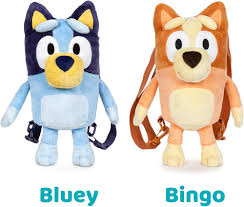 Famosa Softies - Mochila de Peluche Bingo 35 cm