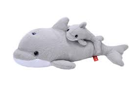 Delfín Mamá e Hijo de Peluche
