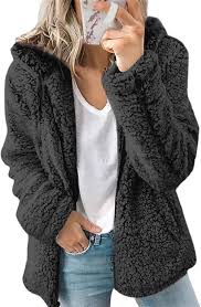 Chaqueta de Felpa para Mujer